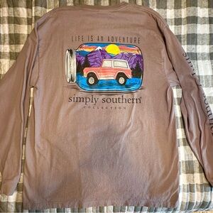 Simply Southern Classic Brown Shirt